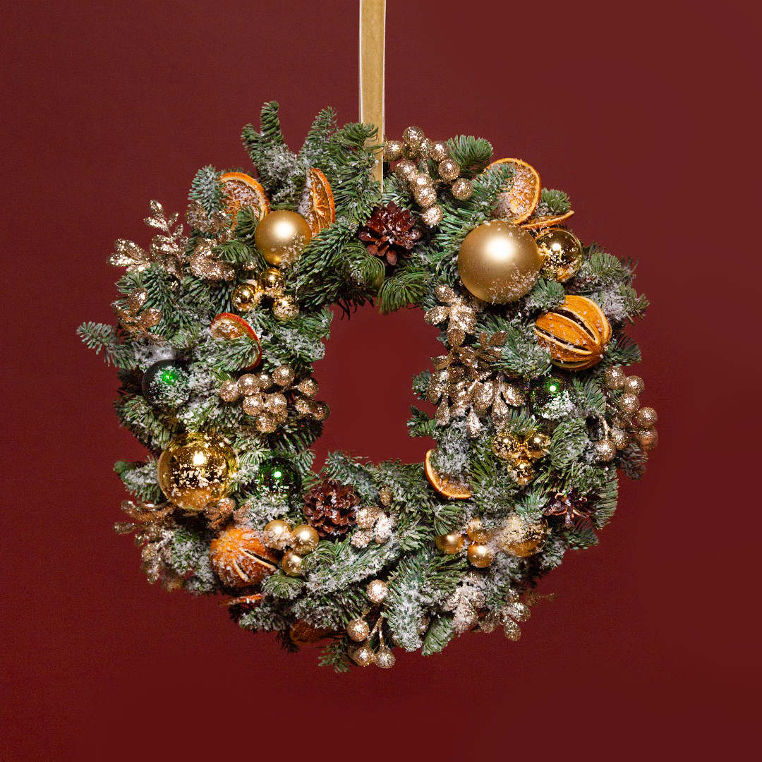 заказать букет Венок золотой