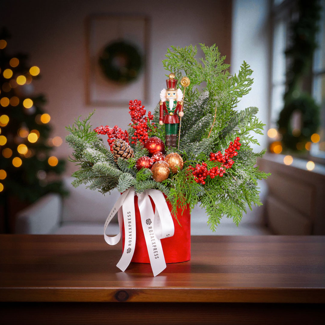 заказать букет Новогодняя композиция 26