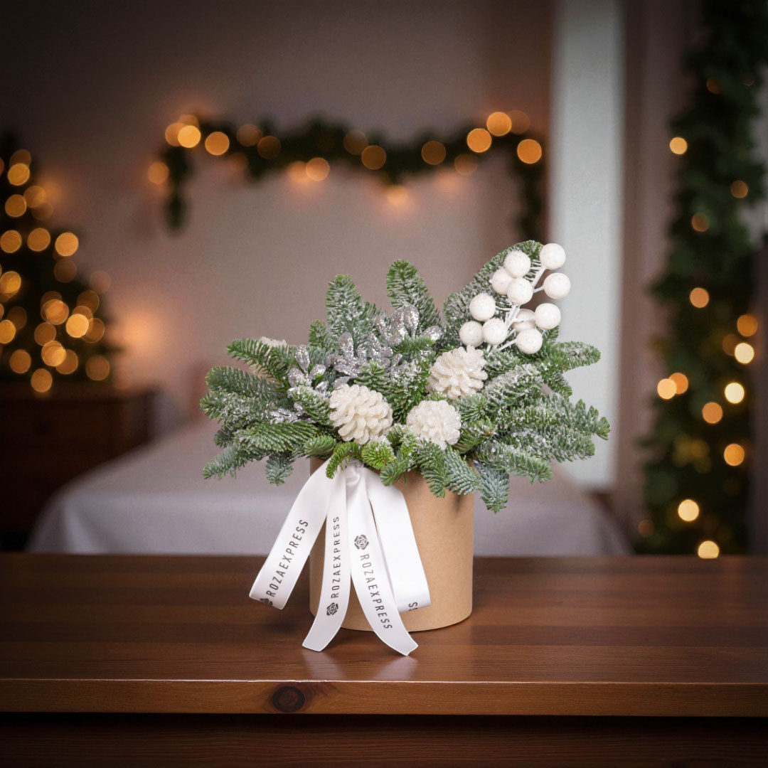 заказать букет Новогодняя композиция 24