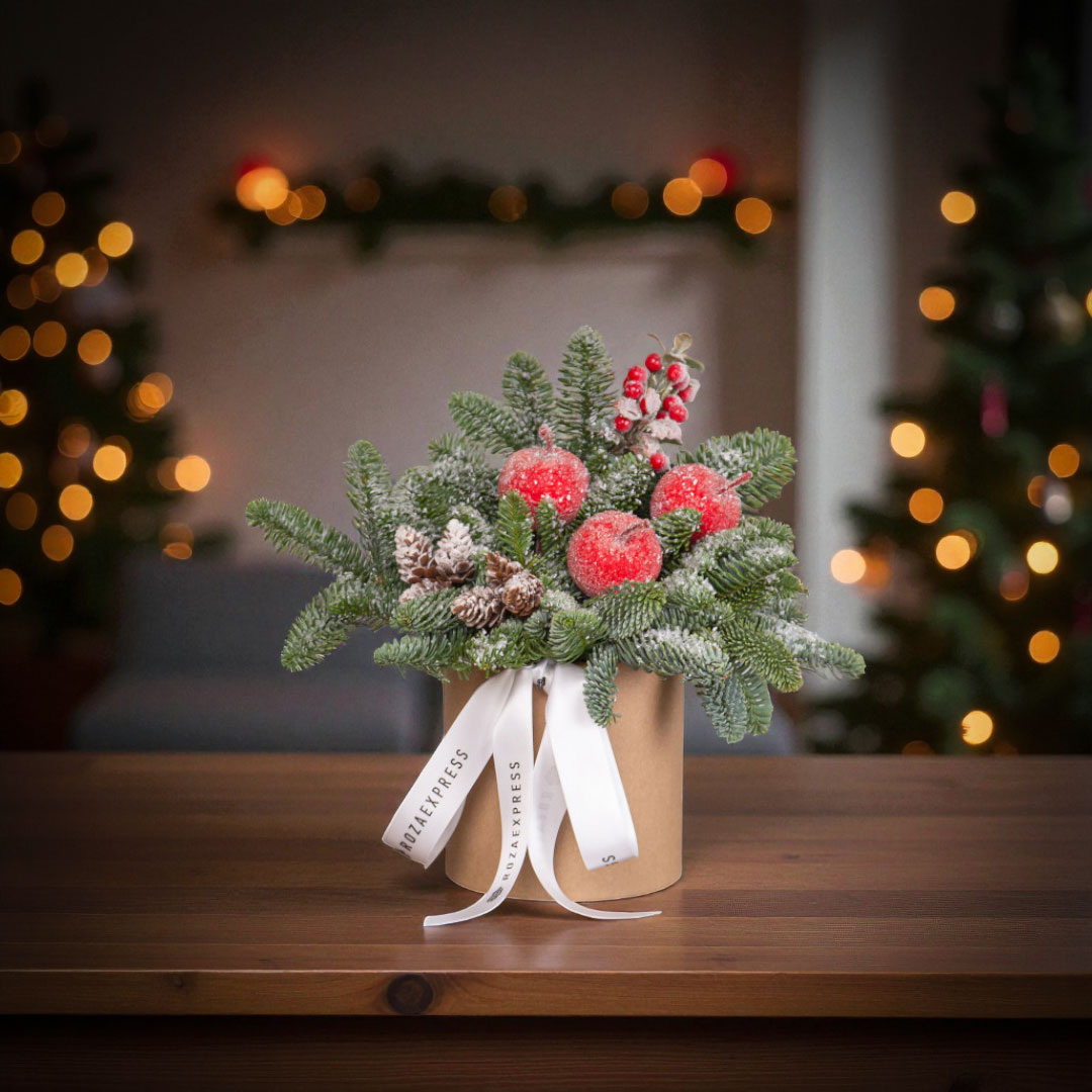 заказать букет Новогодняя композиция 25