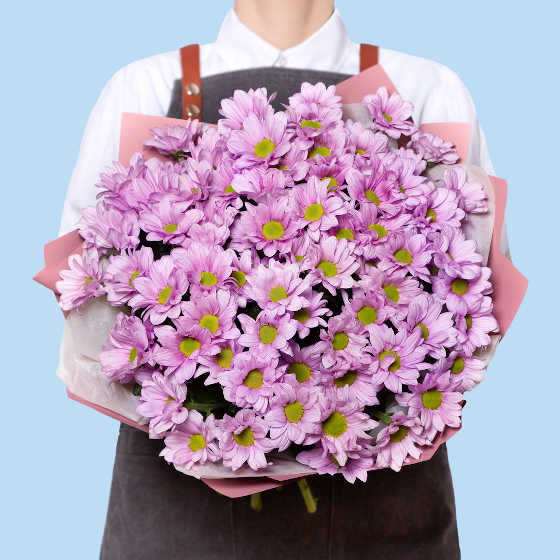 заказать букет Хризантема Гранд Пинк