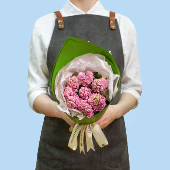 заказать букет Розовые гиацинты