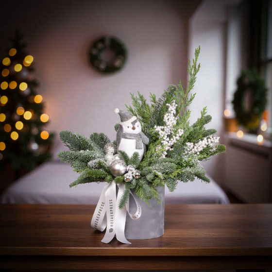 заказать букет Новогодняя композиция 27