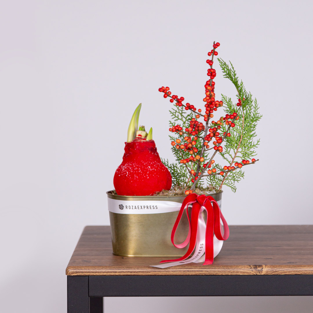 заказать букет Зимняя композиция 1