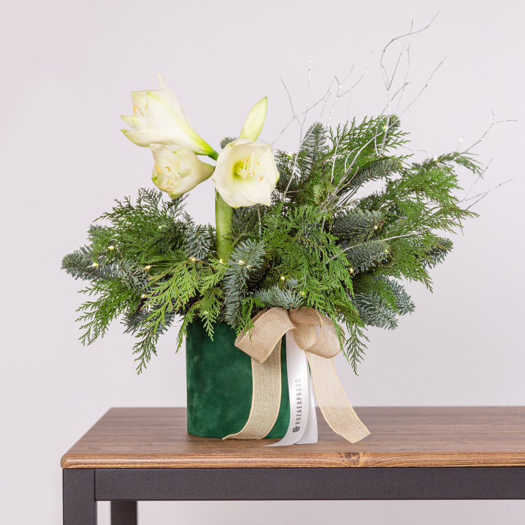 заказать букет Зимняя композиция 11