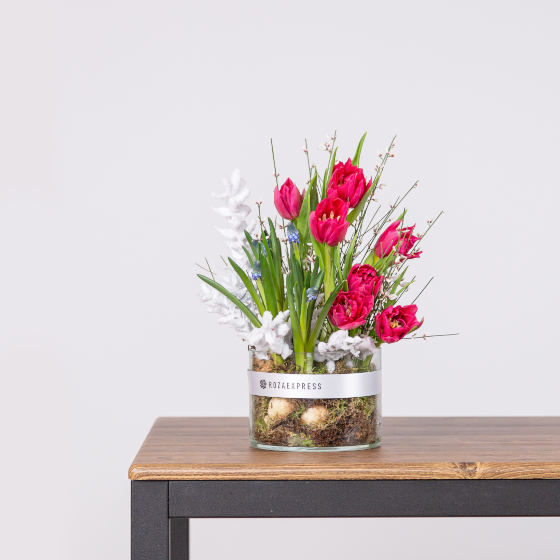 заказать букет Весенняя композиция 26