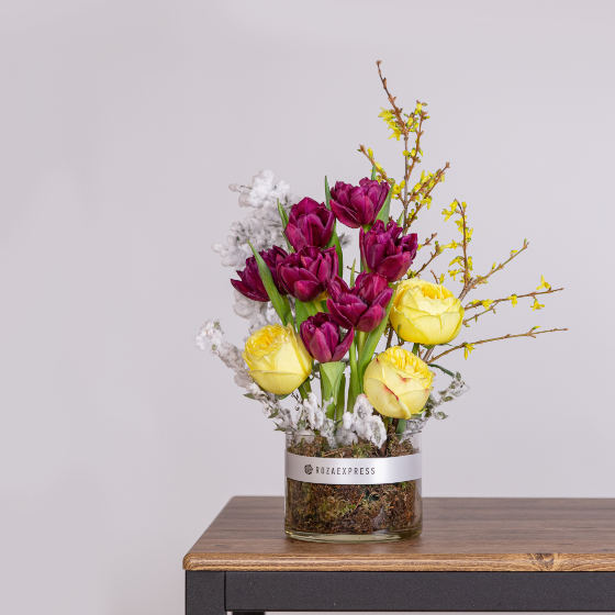 заказать букет Весенняя композиция 29