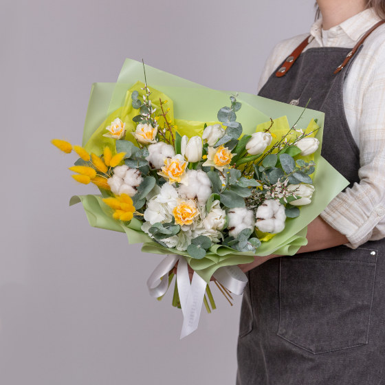заказать букет Тюльпаны и нарциссы