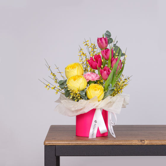 заказать букет Весенняя композиция 33