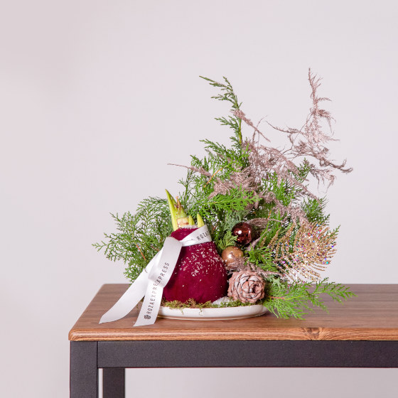 заказать букет Зимняя композиция 7