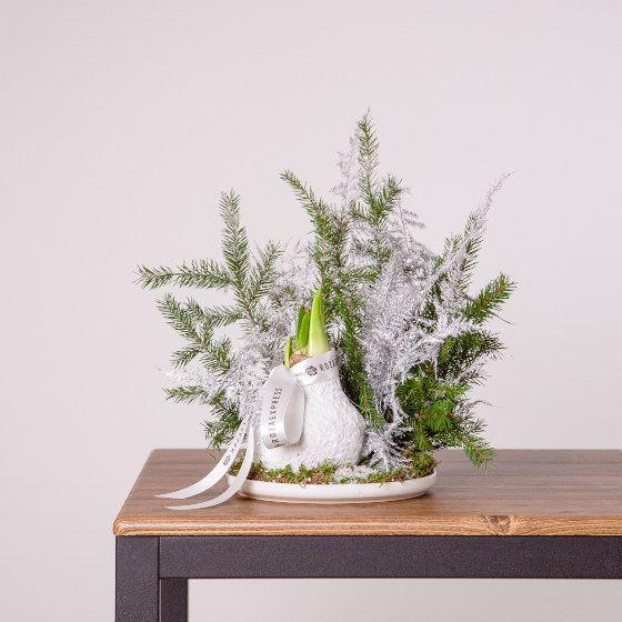 заказать букет Зимняя композиция 8